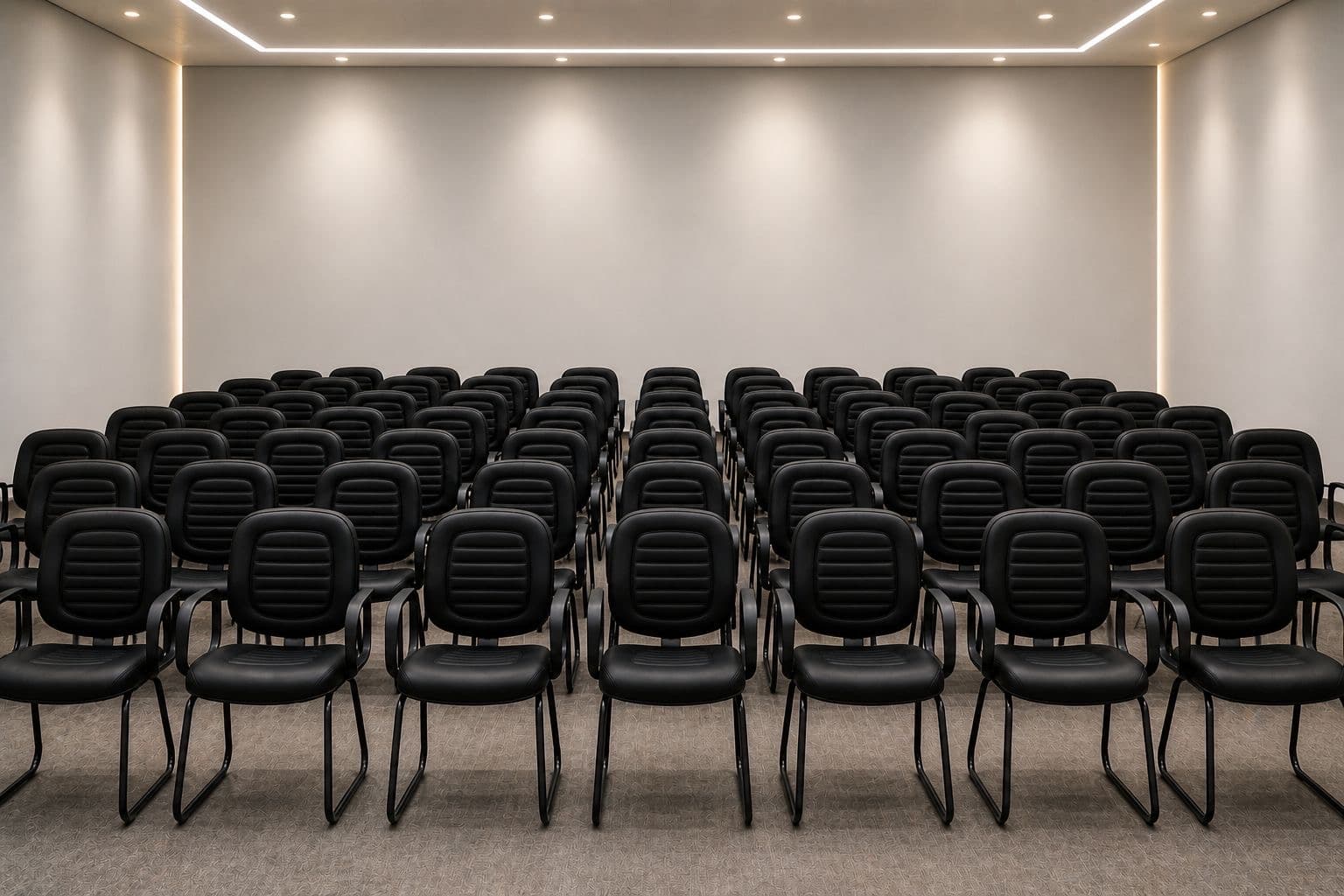 Ambiente corporativo com cadeiras Carol Cadeiras